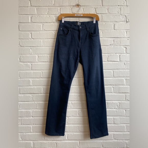 7 FOR ALL MANKIND LUXE SPORT men's slimmy blue jeans 9020 - Picture 1 of 5